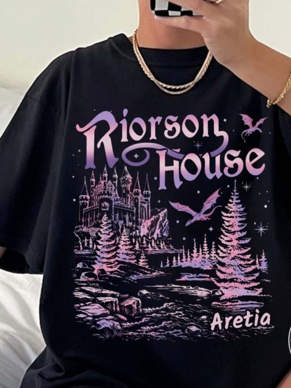 Dragon Rider House T-shirt, Romantasy Reader Graphic Tee